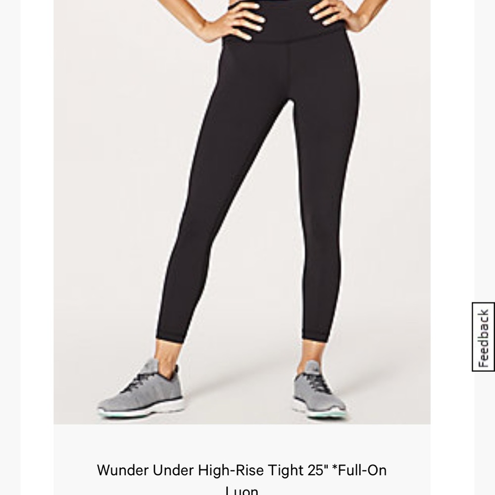 Lululemon wunder under leggings